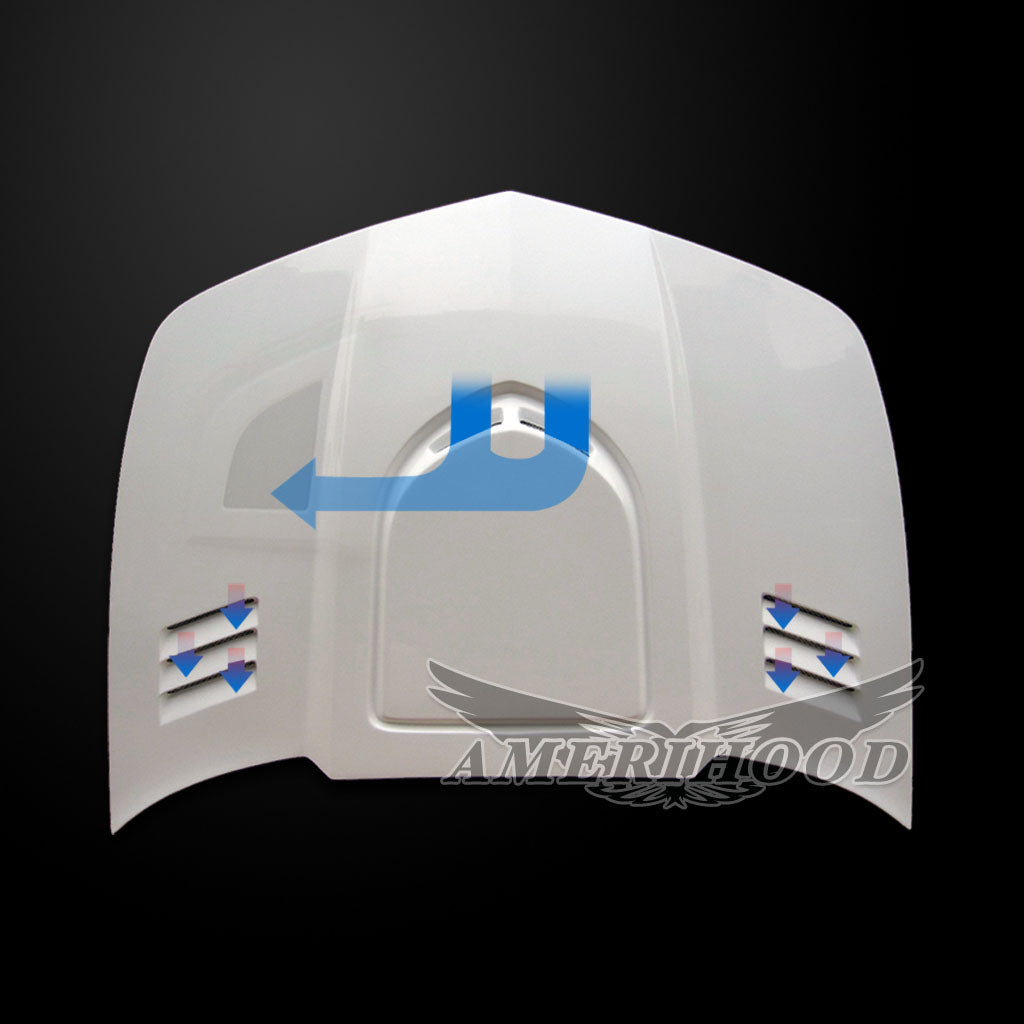 Chevrolet Camaro  LS/LT 2014-2015 V6 Only Type-TR Style Functional Ram Air Hood